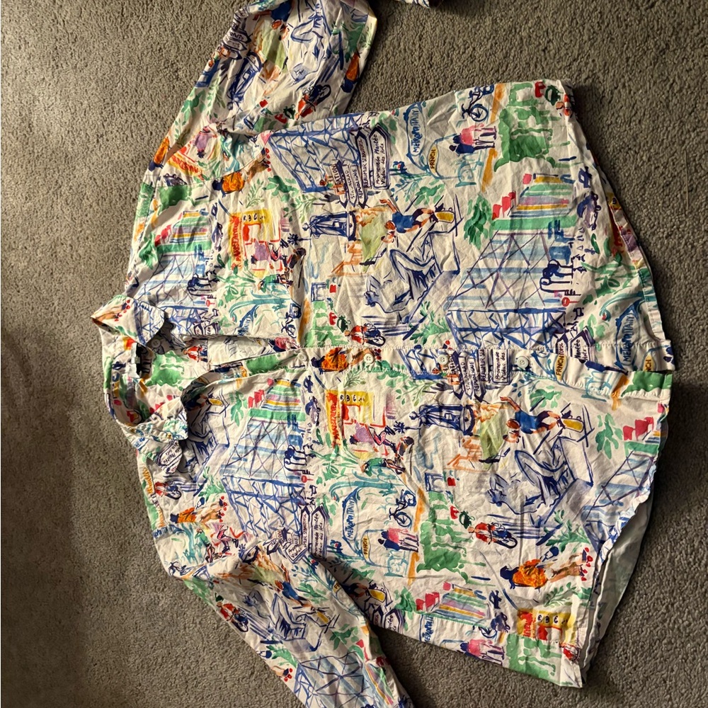 FRNCH Vibrant Artistic Shirt - Picture 7 of 7